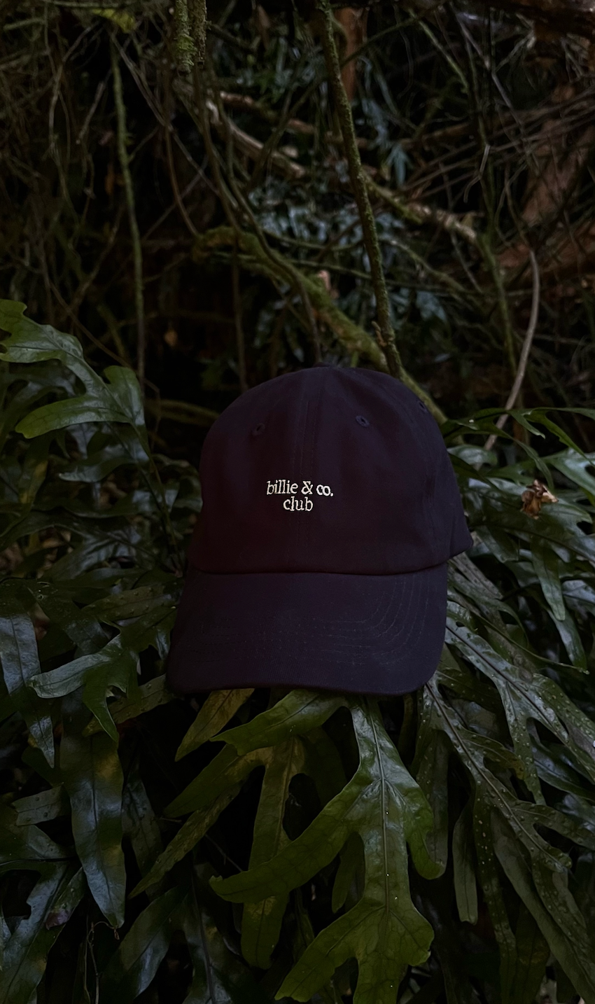 billie navy baseball cap